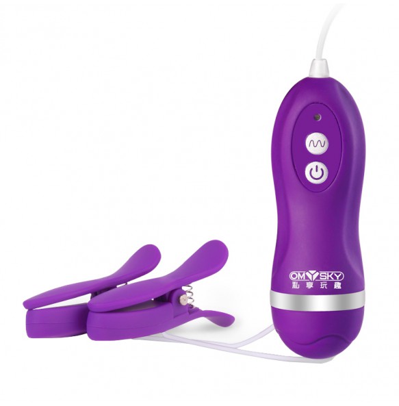 Taiwan OMYKEY Peak Excitement Breast Piching Massager (Purple)